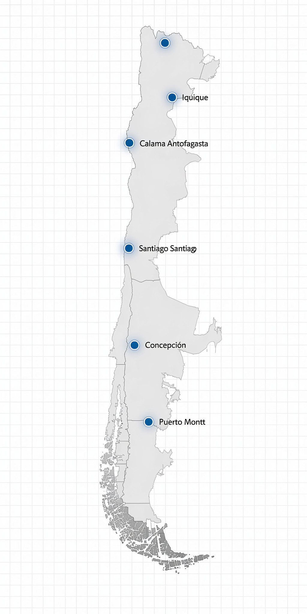 Mapa de Chile Support Service